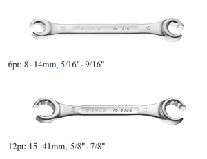 FLARE NUT WRENCH 14X15MM 178MML