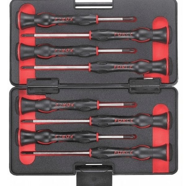 FORCE 8PC TAMPERPROOF STAR JEWELER SCREWDRIVER SET (T5H-T20H)