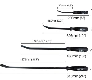4PC PRY BAR SET (8″,12″,18″,24″)