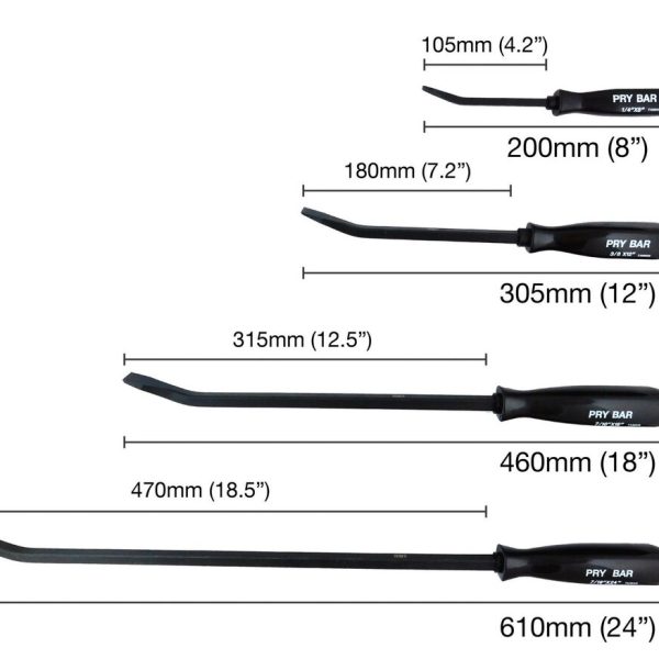 4PC PRY BAR SET (8",12",18",24")