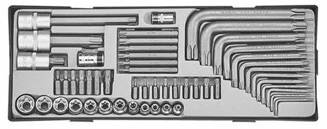 FORCE 52PC STAR BIT SET 1/4"DR.(E4-E8) 3/8"DR.(E10-E20)