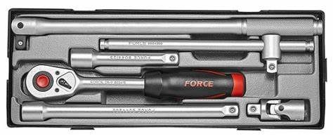 FORCE 6PC 1/2"DR. ACCESSORY SET