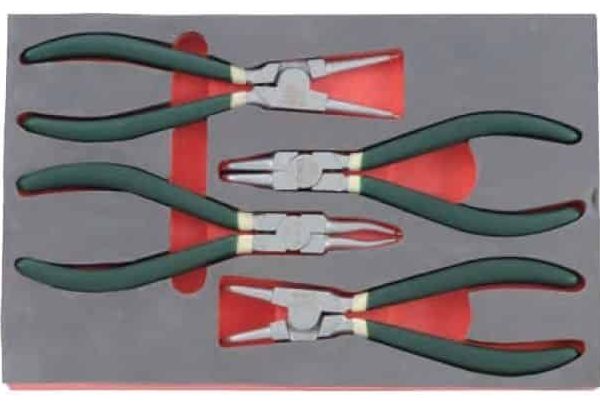 FORCE 4PC SNAP RING PLIERS SET