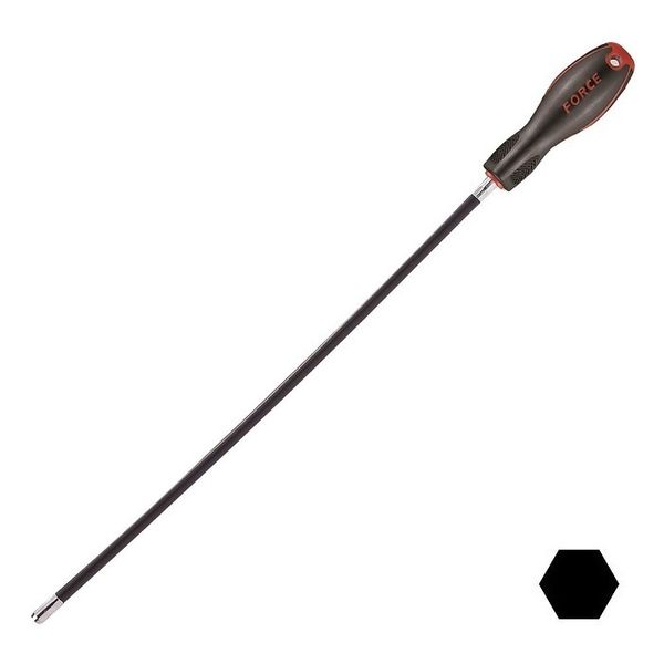 FORCE Flexible Hex Nut Driver 8mm (500mmL)