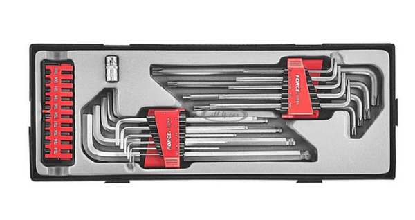 FORCE 29PC L KEY AND BITS SET